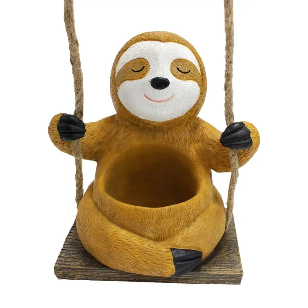 Swing Sloth Flower Pot