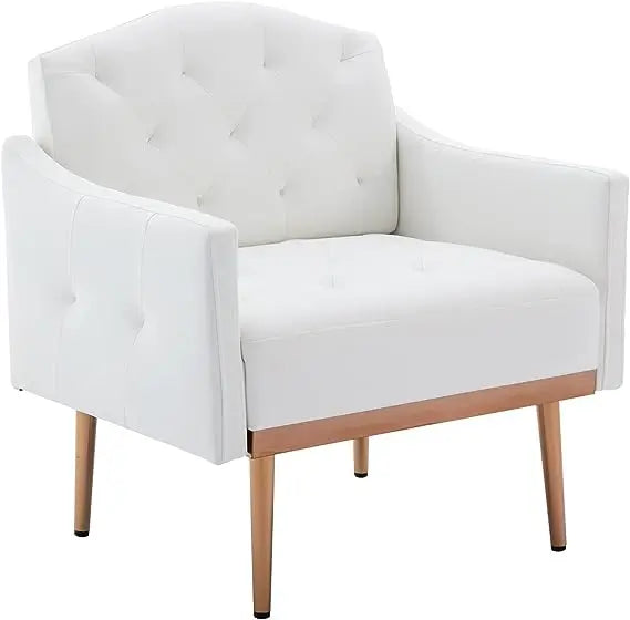 Tufted Modern Accent Chair with Arms