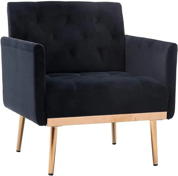 Tufted Modern Accent Chair with Arms