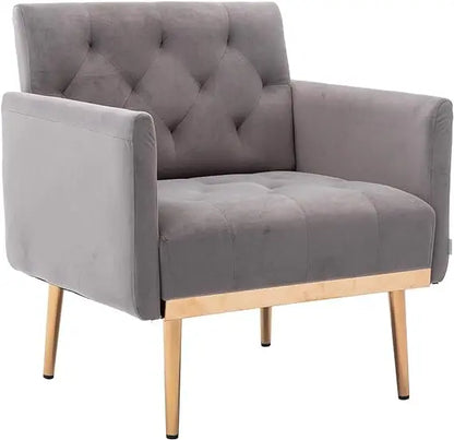 Tufted Modern Accent Chair with Arms