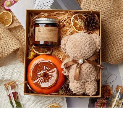 Vintage Aromatherapy Scented Candle Gift Box