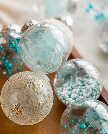 Transparent Hollow Ball Christmas Tree Decor