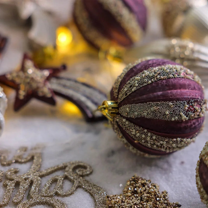 Sequin Christmas Ball Tree Decor