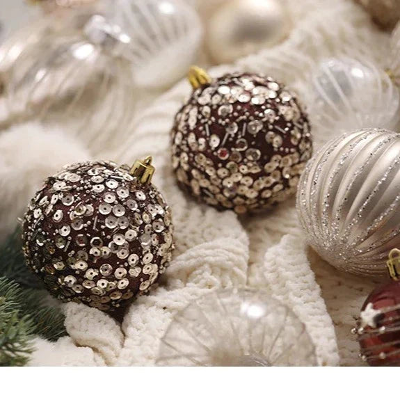 Sequin Christmas Ball Tree Decor