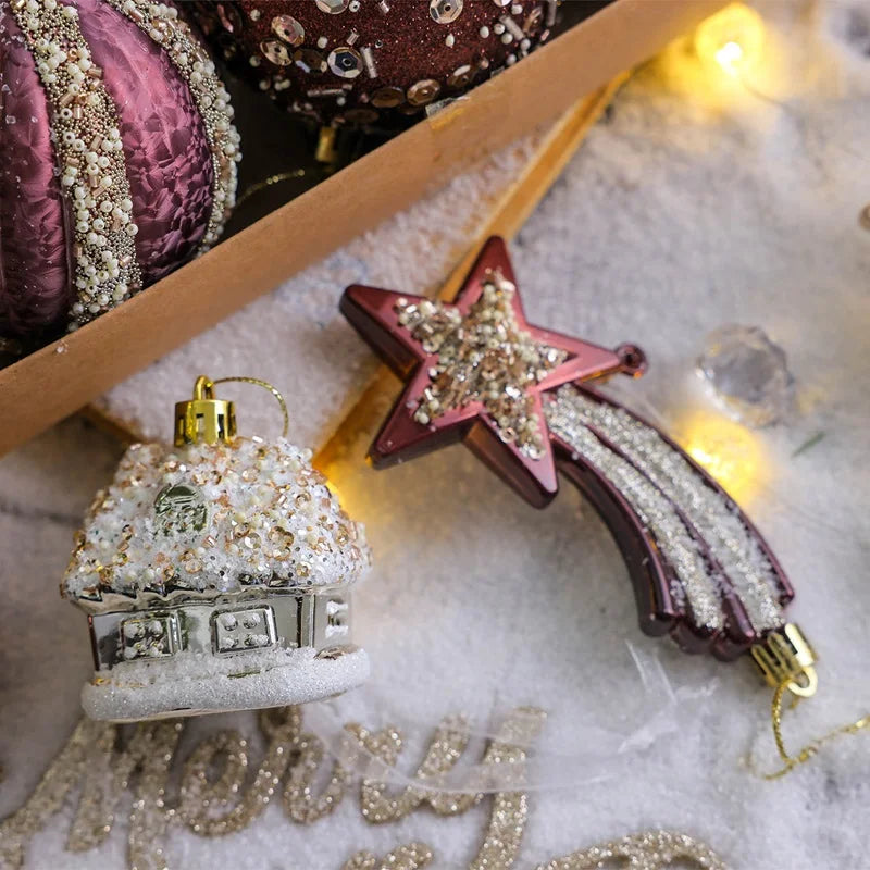 Sequin Christmas Ball Tree Decor