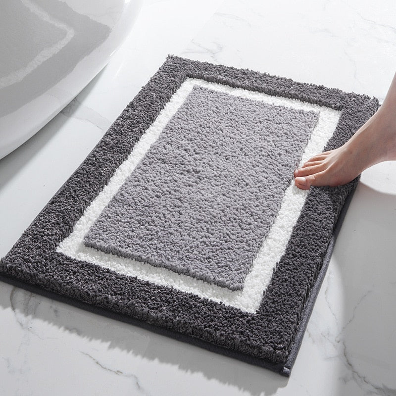 Super Soft Absorbent Fiber Bath Mat