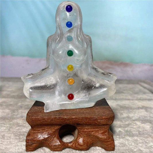 Seven Chakra Clear Quartz Crystal Meditation