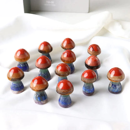 Seven Chakra Mushroom Crystal