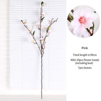 Silk Magnolia Branch (90cm)