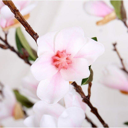 Silk Magnolia Branch (90cm)