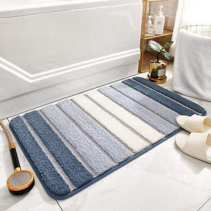 Simple Striped Bath Mat Bath Mat
