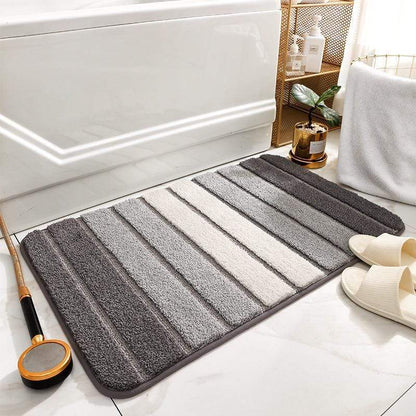 Simple Striped Bath Mat Bath Mat