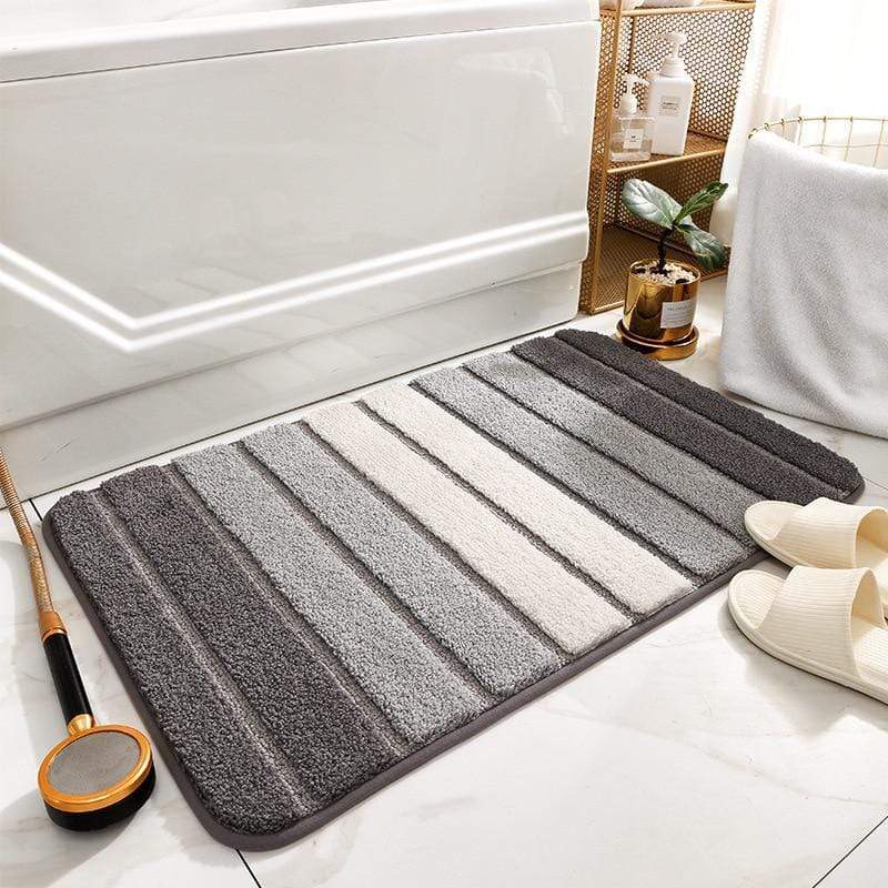 Simple Striped Bath Mat Bath Mat