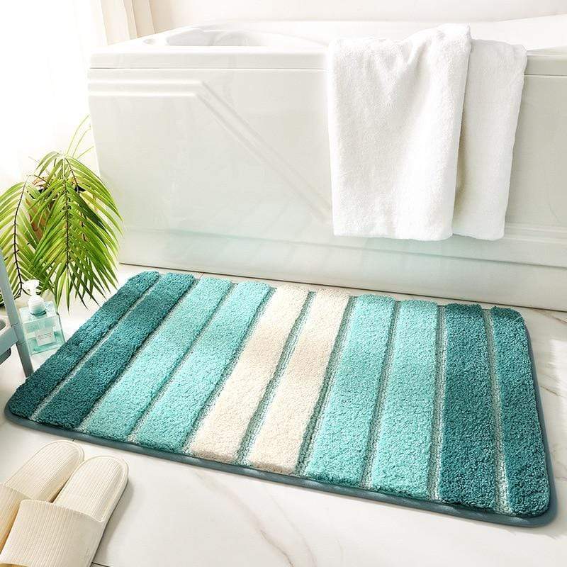 Simple Striped Bath Mat Bath Mat