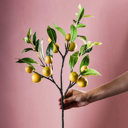 Simulated Lemon Fruit Branch