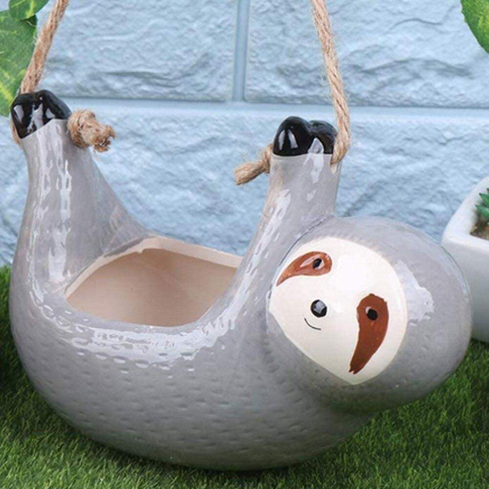 Sloth Flower Pot