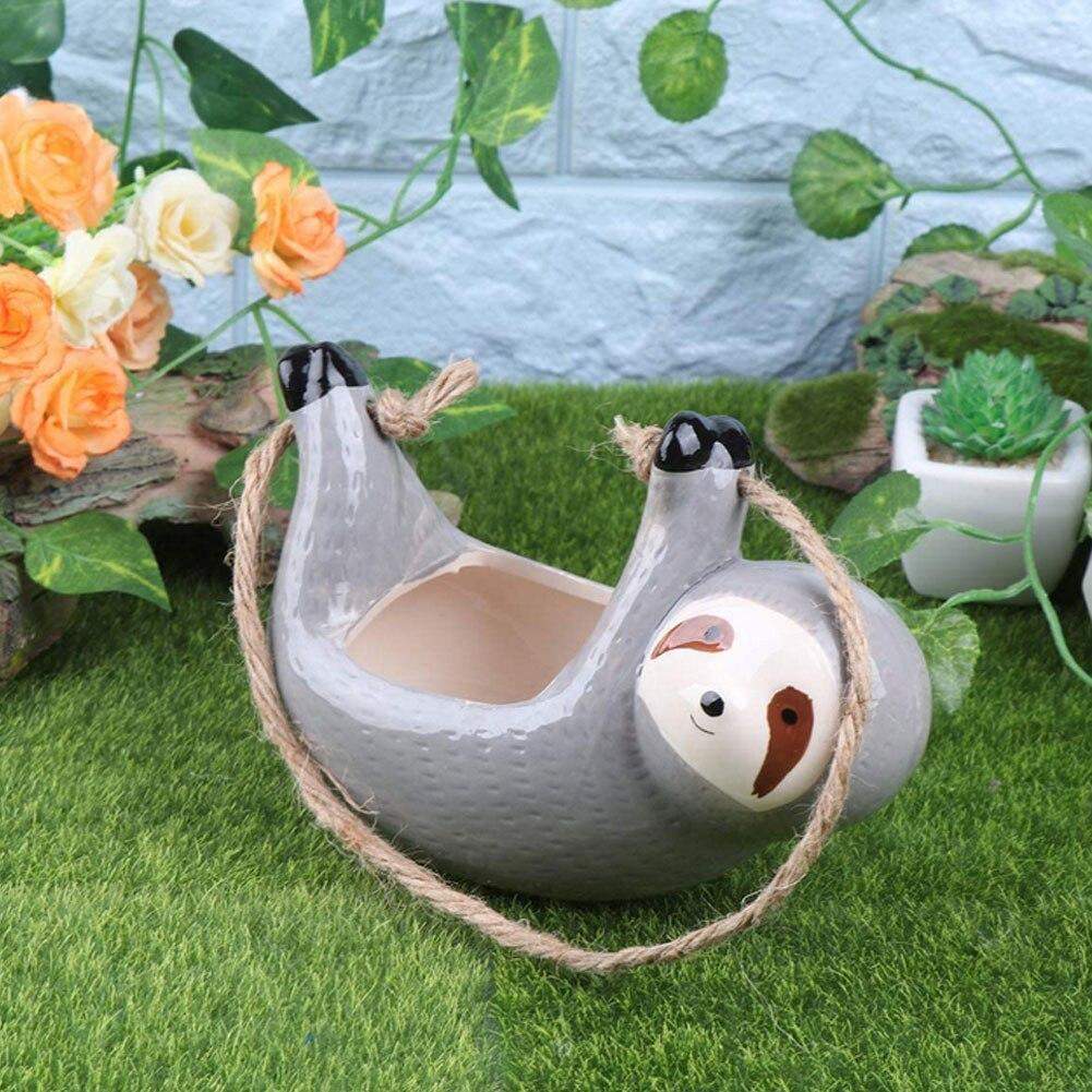 Sloth Flower Pot