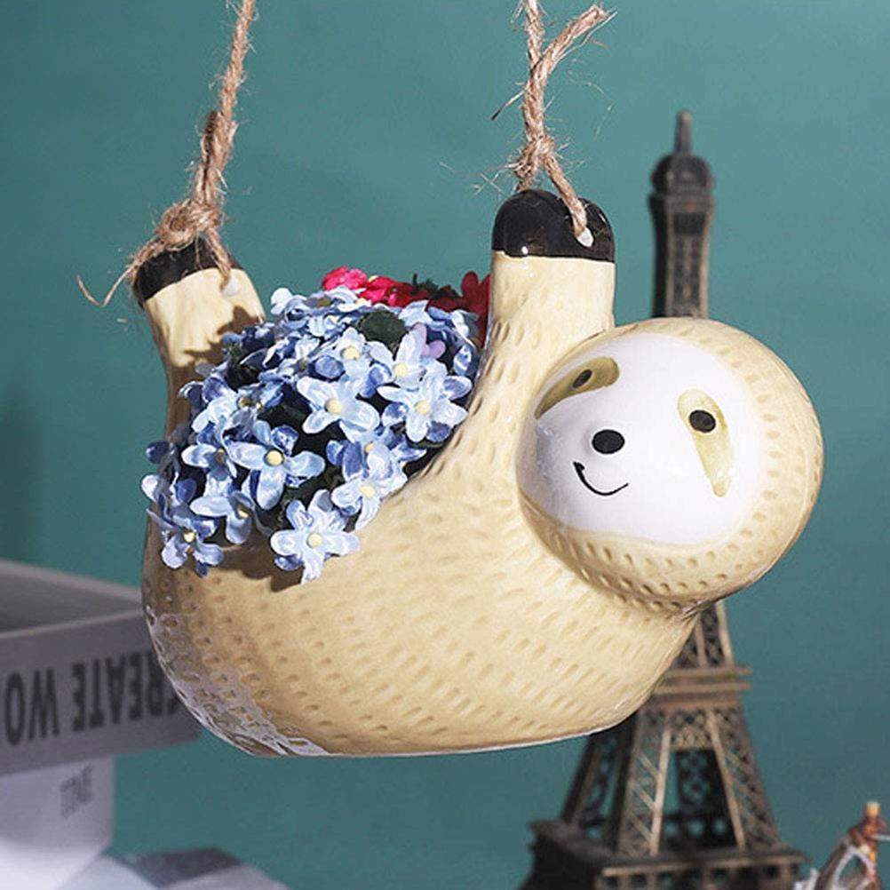 Sloth Flower Pot