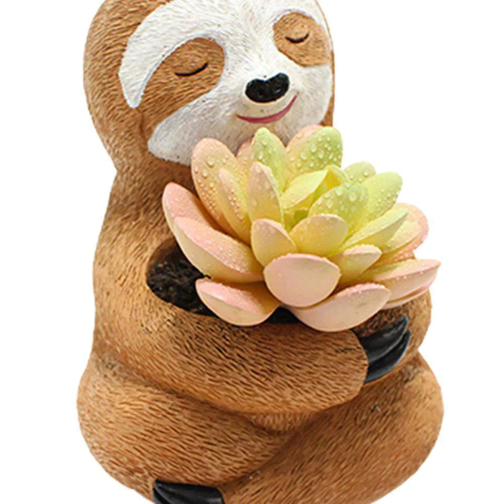 Sloth Succulent Pot