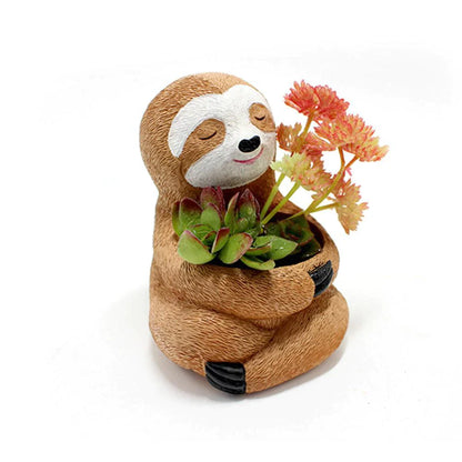 Sloth Succulent Pot