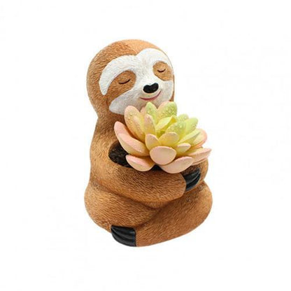 Sloth Succulent Pot