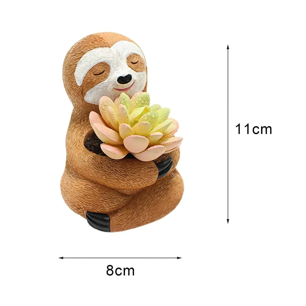 Sloth Succulent Pot