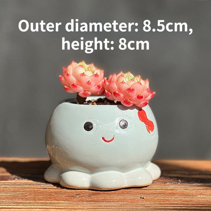 Small Octopus Mood Flowerpots