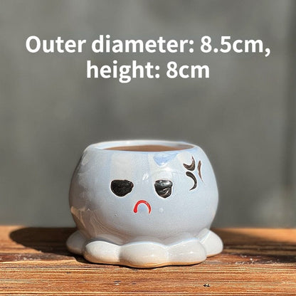 Small Octopus Mood Flowerpots