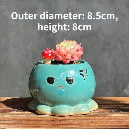 Small Octopus Mood Flowerpots