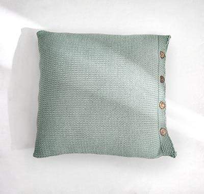 Soft Cotton Button Cushion Cover