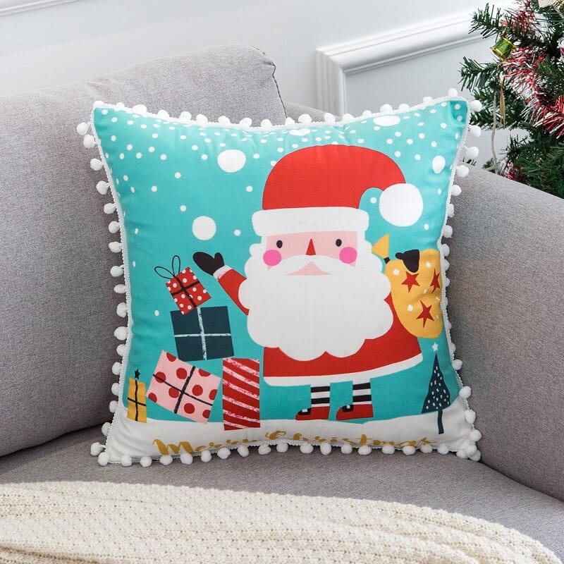 Soft Velvet Christmas Cushion Cover