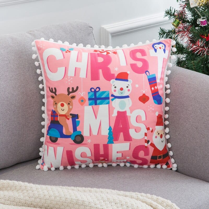 Soft Velvet Christmas Cushion Cover