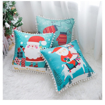Soft Velvet Christmas Cushion Cover