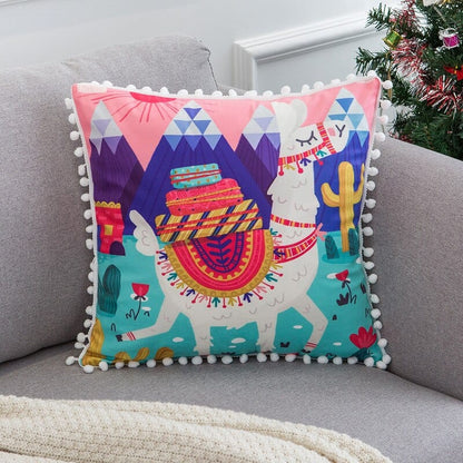 Soft Velvet Christmas Cushion Cover