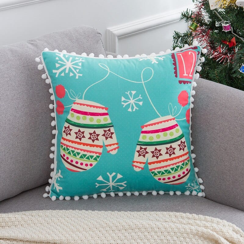 Soft Velvet Christmas Cushion Cover