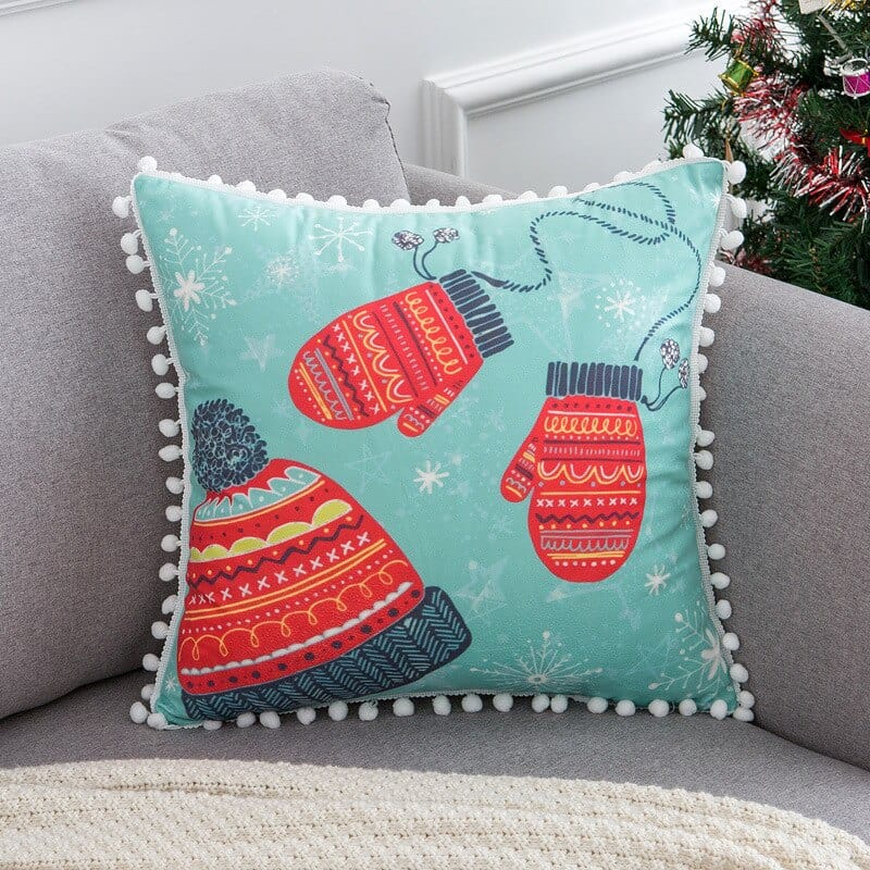 Soft Velvet Christmas Cushion Cover