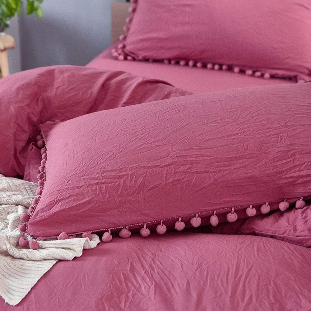 Solid Color Bedding Set Quilts & Sets