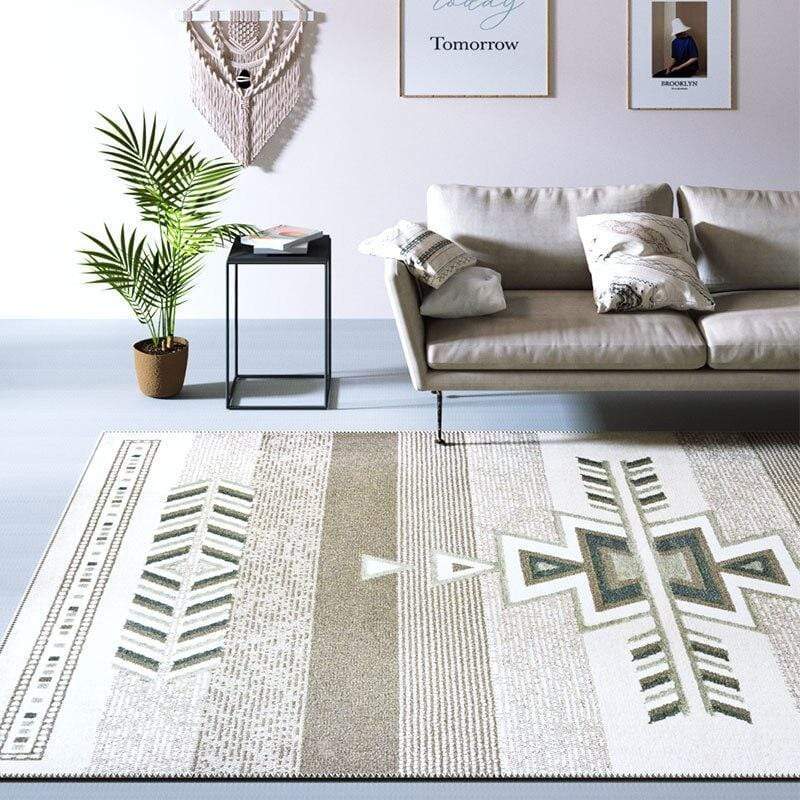 Southwestern Light Brown Area Rug Rugs
