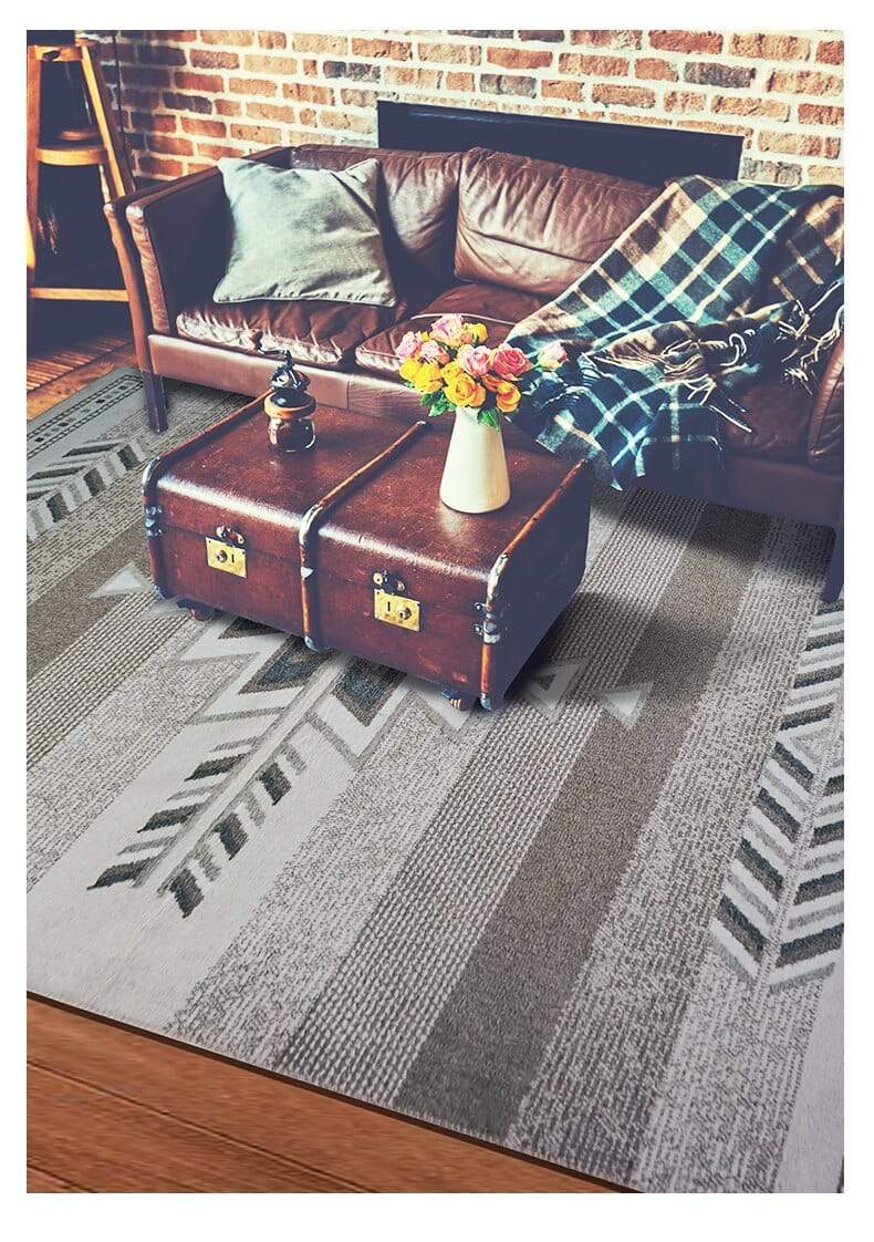 Southwestern Light Brown Area Rug Rugs