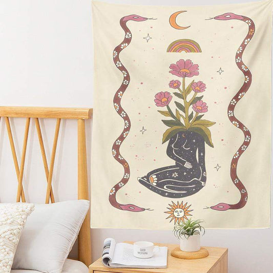 Spiritual Empath Bloom Tapestry