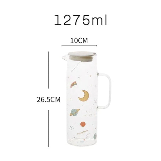 Starry Sky Borosilicate Glass Pitcher