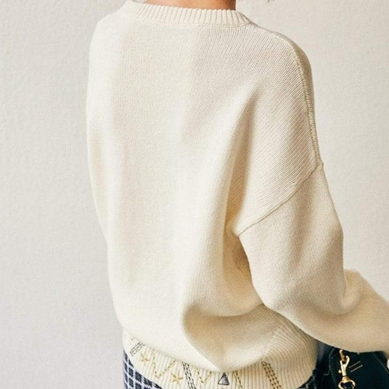 Starry Sky Embroidery Sweater Sweater