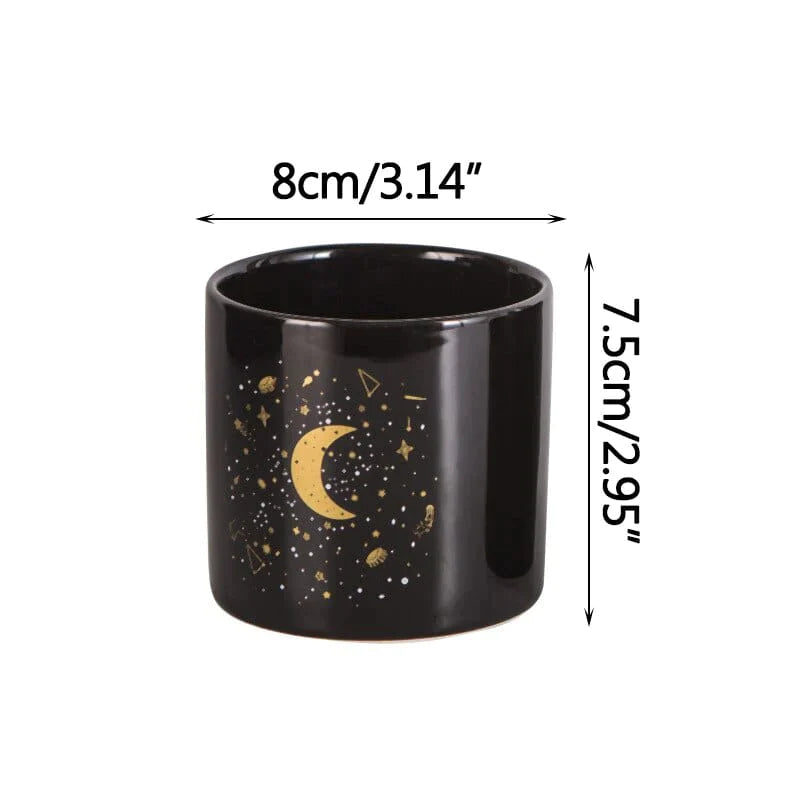 Starry Sun & Moon Flowerpot