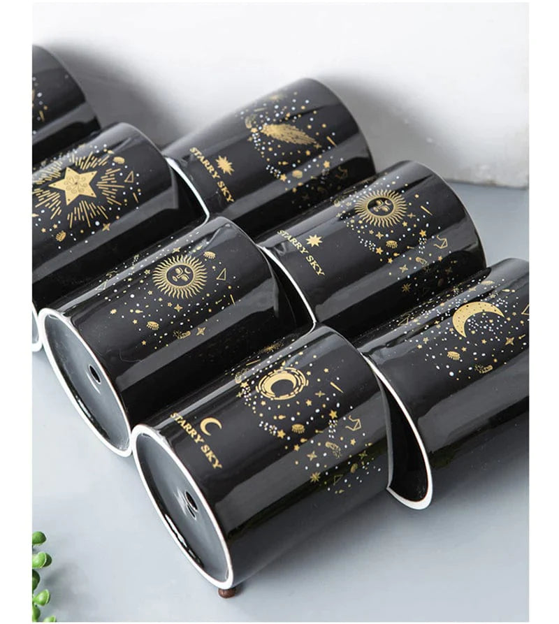 Starry Sun & Moon Flowerpot