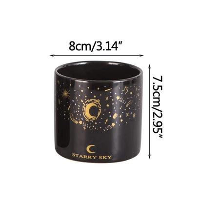 Starry Sun & Moon Flowerpot