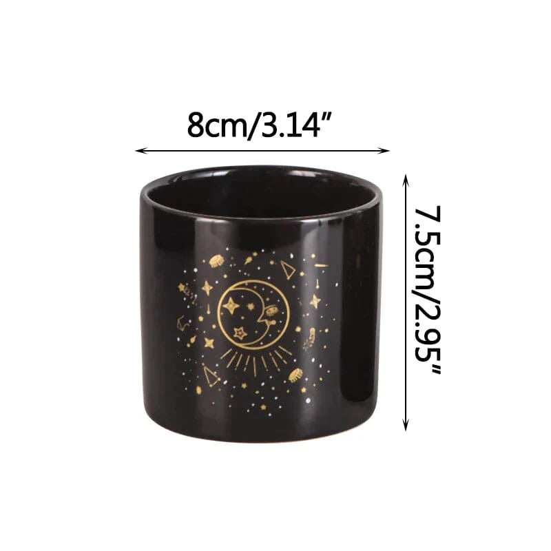 Starry Sun & Moon Flowerpot