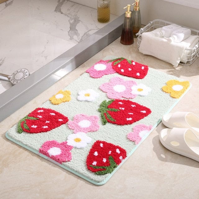 Strawberry Bath Mat