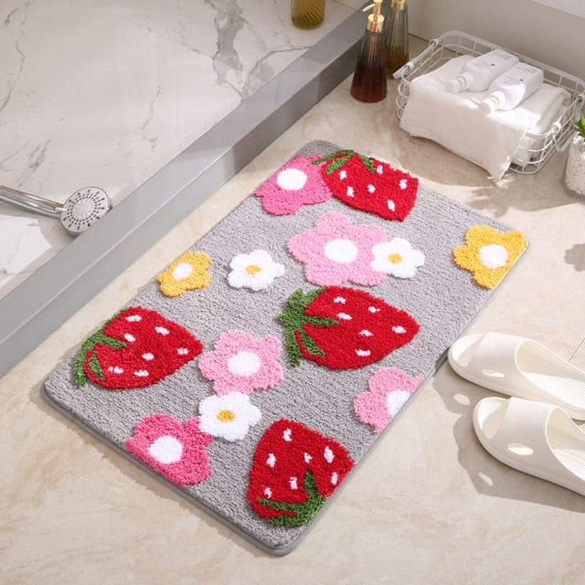 Strawberry Bath Mat