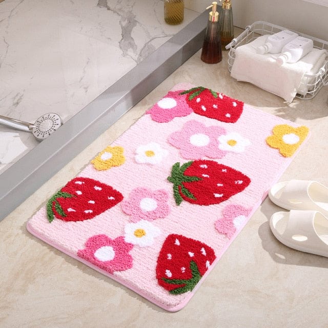 Strawberry Bath Mat