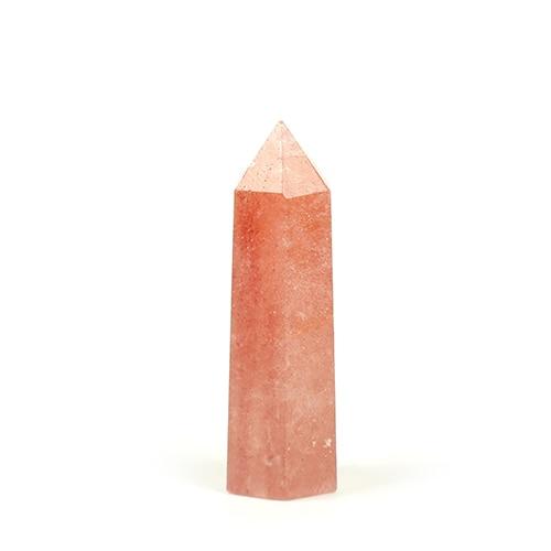 Strawberry Quartz Crystal Point